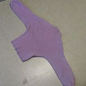 Light Purple High Neck Sweater